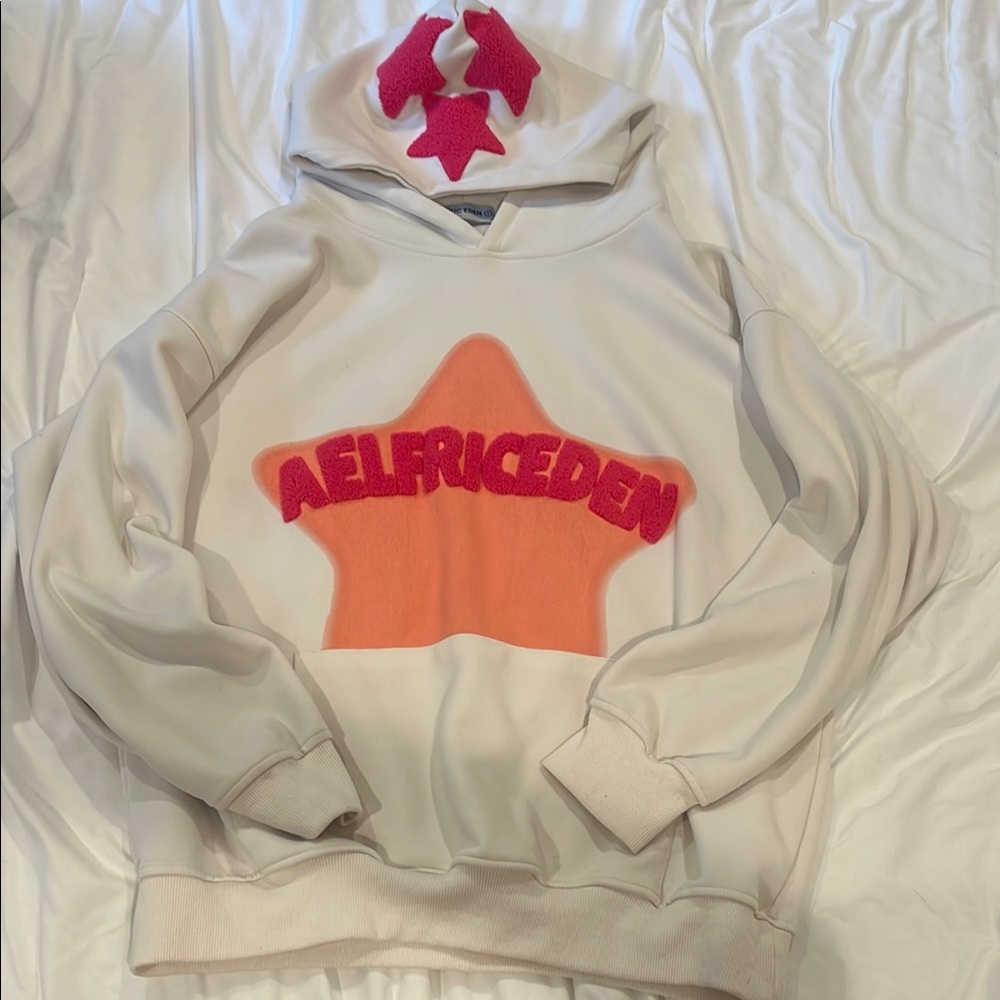 AELFRIC EDEN VINTAGE EMBROIDERY STAR HOODIE